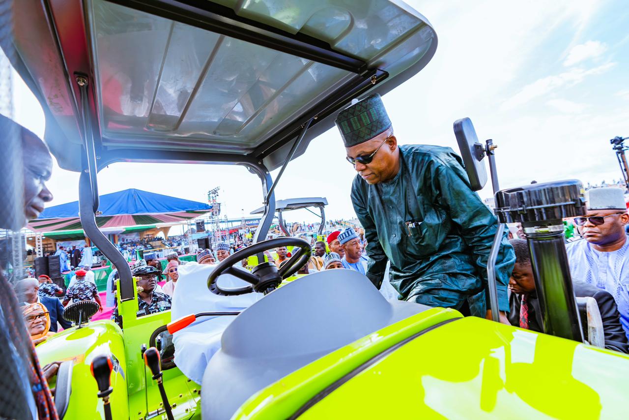 In Yobe, Tinubu flags Off N14 billion in farm equipment
