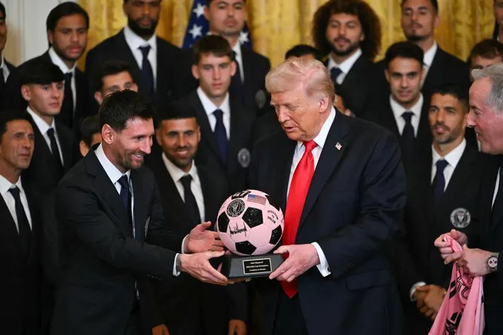Trump Welcomes Lionel Messi and Inter Miami to White House