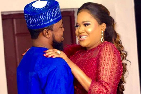 Toyin Abraham’s Husband Reacts to Her Fresh Feud with Funke Akindele